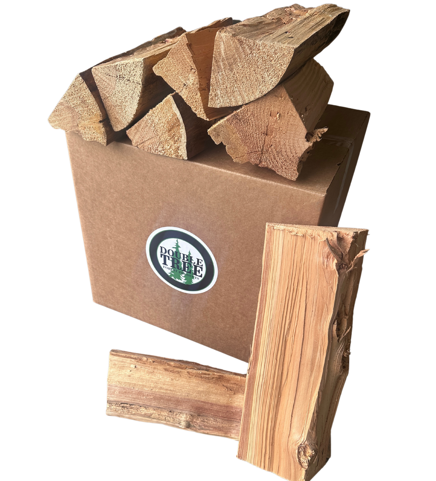 Double Tree - Kiln Dried Premium Incense Cedar Firewood (16inch Logs) (Includes Firestarter) For Fireplace,Campfire,Wood Stove, Fire Pit, Split Wood for Solo Stove or Breeo)