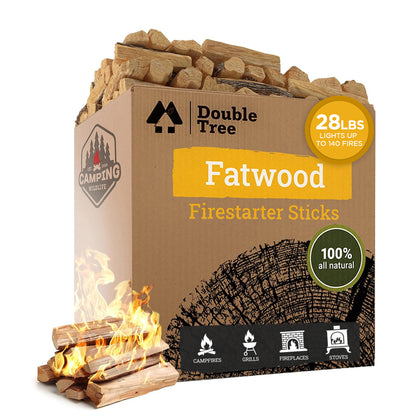 Fatwood Fire Starter Sticks - 100% Natural