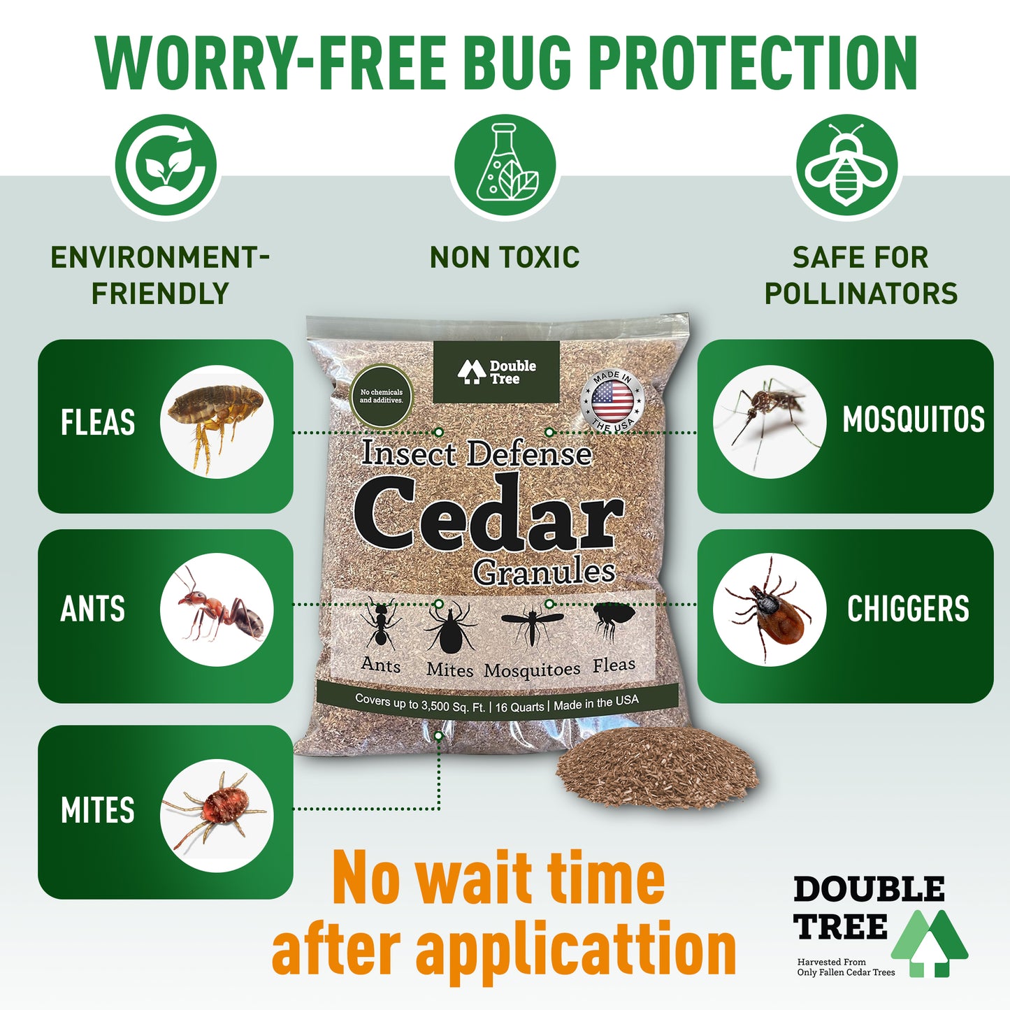 Insect Defense Cedar Granules - All-Natural, Pet and Family Safe!