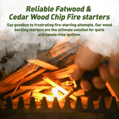 Incense Cedar Kindling & Fatwood Bundle