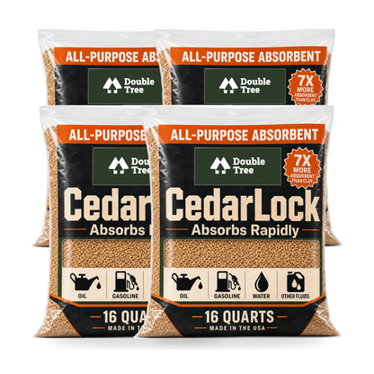 Double Tree CedarLock Oil Absorbent 64qt