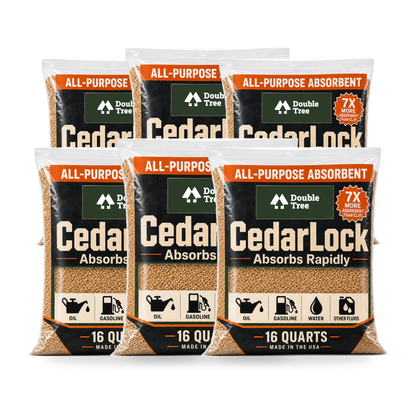 Double Tree CedarLock Oil Absorbent 96qt