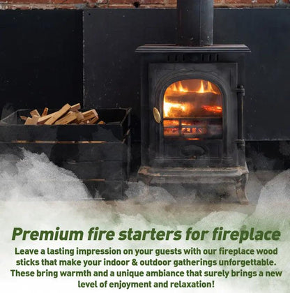 Fatwood and Cedar Kindling Bundle - 100% Natural - Double Tree Forest Products