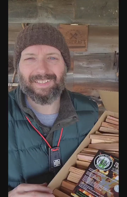 Incense Cedar Kindling Fire Starter Sticks -  Natural Cedar.